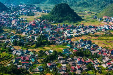 Vietnam, Ha Giang vilayetindeki Quan Ba cennet kapısı.