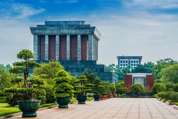 Başkan Ho Chi Minh Anıt Mezarı, Hanoi, Vietnam — Stok fotoğraf