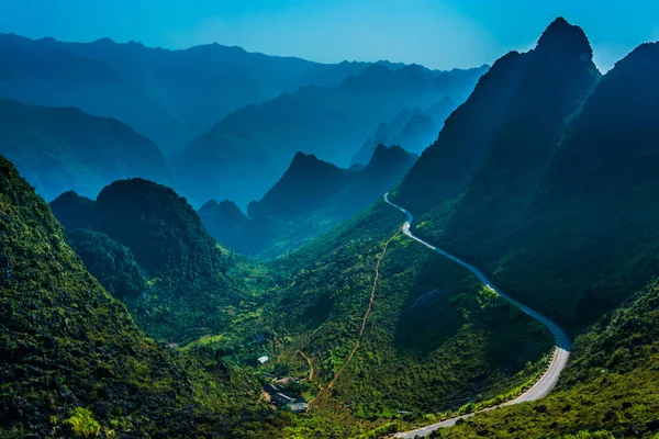 Lanscape view of Ha Giang Province, В'єтнам — стокове фото