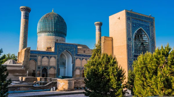 Guri Amir, az ázsiai hódító Timur mauzóleum Samarkand-ban — Stock Fotó