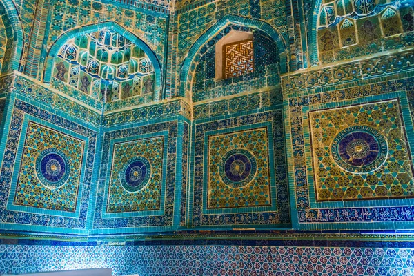 Shah-i-Zinda, sebuah nekropolis di Samarkand, Uzbekistan — Stok Foto