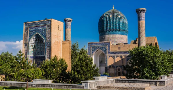 Guri Amir, az ázsiai hódító Timur mauzóleum Samarkand-ban — Stock Fotó