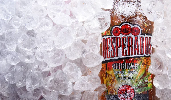 Poznan Pol May 2020 Bottles Desperados Pale Lager Flavored Tequila — Stock Photo, Image