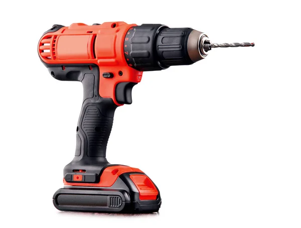 Cordless Drill Drill Bit Working Also Screw Gun — Stock Photo, Image