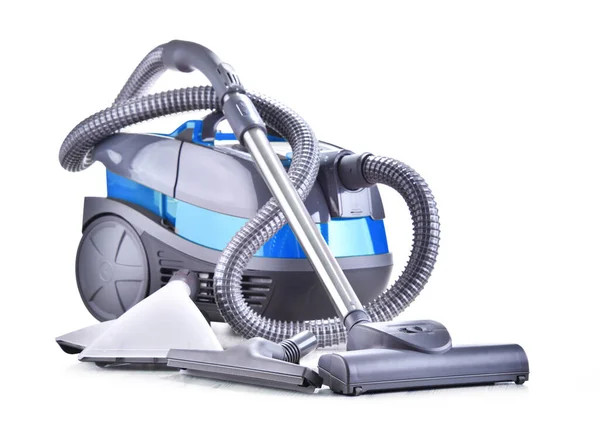 Canister Vacuum Cleaner Home Use Isolated White — Stock Photo, Image