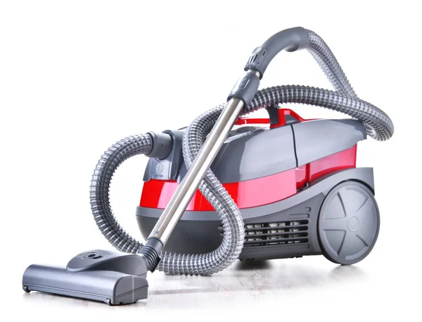 Canister Vacuum Cleaner Untuk Rumah Gunakan Terisolasi Pada Putih — Stok Foto