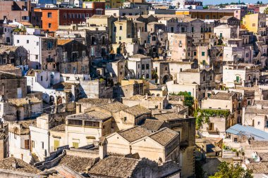 Matera, Basilicata, İtalya 'nın anıtsal mimarisi.