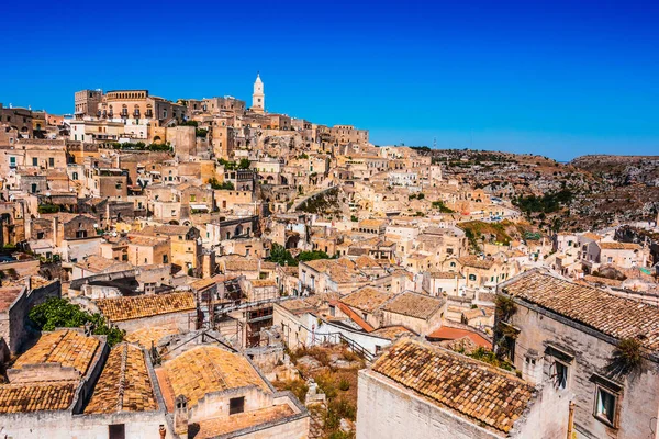 Vista Panorâmica Matera Basilicata Itália — Fotografia de Stock