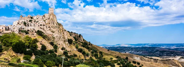 View Craco Ghost Town Province Matera Basilicata Italy — Stock Photo, Image