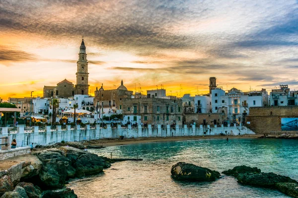 Monopoli Italy Sep 2020 View Monopoli City Beach Cala Porta — Stock Photo, Image