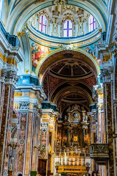 Monopoli Włochy Wrzesień 2020 Wnętrze Katedry Lub Bazyliki Madonna Della — Zdjęcie stockowe