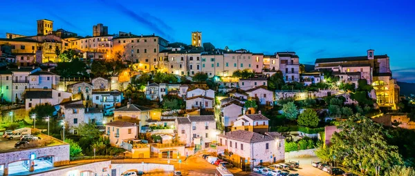 Zicht Narni Een Oude Heuvelstad Gemeente Van Umbrië Centraal Italië — Stockfoto