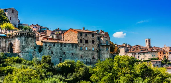 Вид Нарни Древний Городок Коммуну Умбрии Центральной Италии — стоковое фото