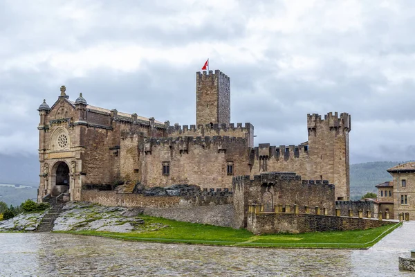 Slott Xavier Byggdes 900 Talet Viktigaste Återstående Ikonerna Rike Navarra — Stockfoto