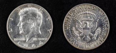 John Fitzgerald kennedy 1964 gümüş yarım doları sikke