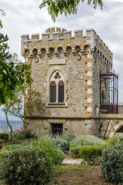 Magdala tower, rennes le chateau city in Aude, France