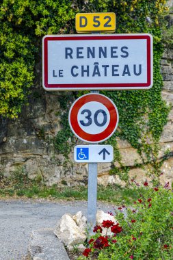 Rennes le Chateau Village Sign - France 