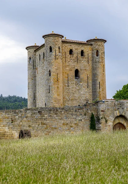 Az Arques Languedoc Roussillon vára, Franciaország — Stock Fotó