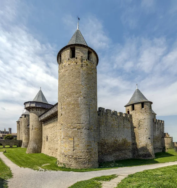 Carcassonne, France, UNESCO. Castle — Stock Photo, Image