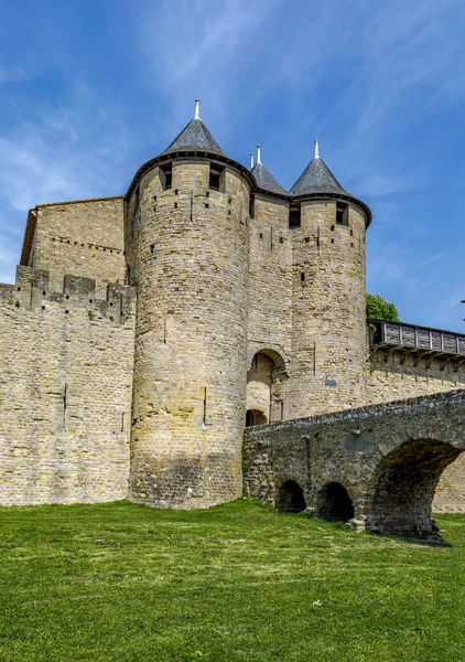 Kasteel van Carcassonne, Frankrijk — Stockfoto