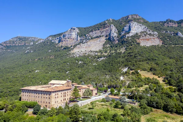 Monastery San Salvador Leyre Yesa Navarra Spain — Stock Photo, Image