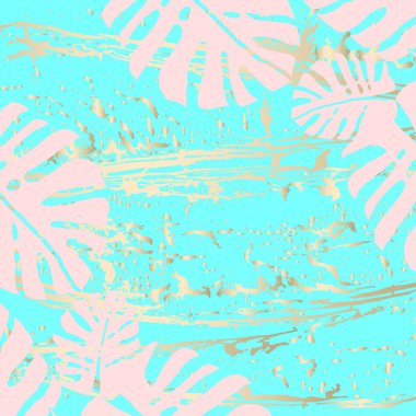 Vintage tropikal yıpranmış desen