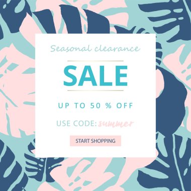 Trendy Pastel satış afiş