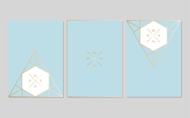 Şık geometrik kart