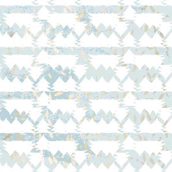 Schicker Winter Pastell Gold Print — Stockvektor