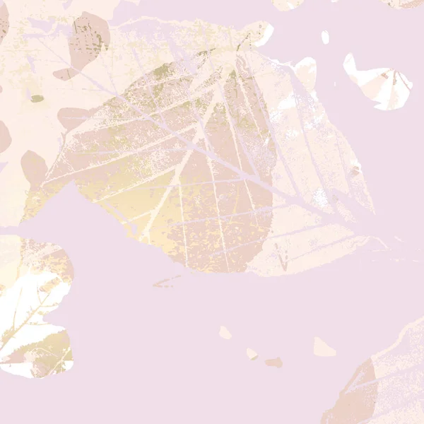 ใบไม้ร่วงฤดูใบไม้ร่วงกุหลาบสีทองสีบลัชพื้นหลัง — ภาพเวกเตอร์สต็อก