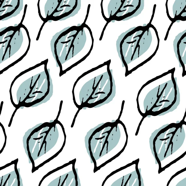 Leaves and Apples Seamless Pattern Autumn concept