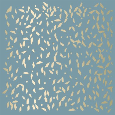 Trendy şık Pastel renkli arka plan ile altın folyo geometrik şekiller. Duvar kağıdı, düğün davetiye, kartvizit, moda üstbilgileri, dekorasyon öğeleri için soyut sıra dışı dokular. Vektör