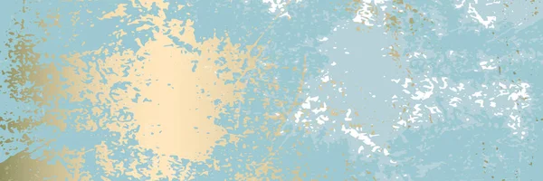 Пастельний Синій Золотий Старий Дизайн Заголовка Текстури Модний Шикарний Фон — стоковий вектор