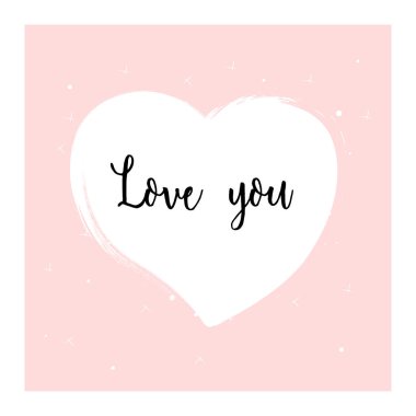 Romantik sevimli el topluluğu soyut Sevgililer s gün kartları çizilmiş. Trendy arka planlar için tebrik kartları, üstbilgileri, Davetiyeler, hediye kağıt, posterts, afiş, broşür, web. Vektör çizimler