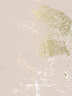 Arabesk motifleri vintage altın pastel boya patina kiremit