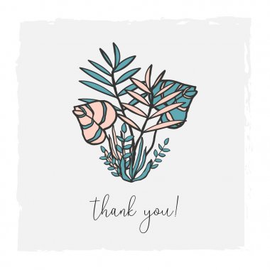 farklı yaprak bitkilerin el çizilmiş botanik illüstrasyon. gezegen kavramını kurtarmak