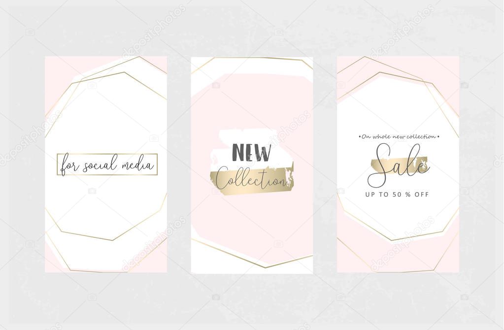 trendy blush pink gold feminine pastel texture background for stunning design of headers, covers, banners, posters, greeting cards, wedding, fashion, invitations, etc
