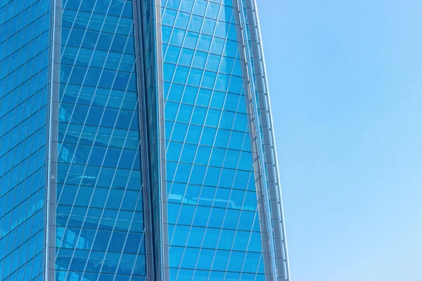 Небо Наружные Стеклянные Стены Современного Корпоративного Здания Бизнес Офисы Небоскреба — стоковое фото