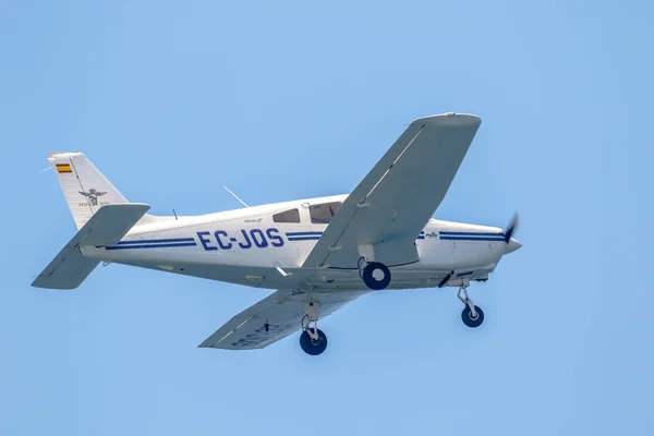 Motril Granada Espanha Jun Aeronave Piper 161 Guerreiro Iii Participa — Fotografia de Stock