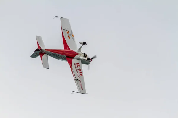 Torre Del Mar Malaga Spanien Jul Jorge Macias Med Flygplan — Stockfoto