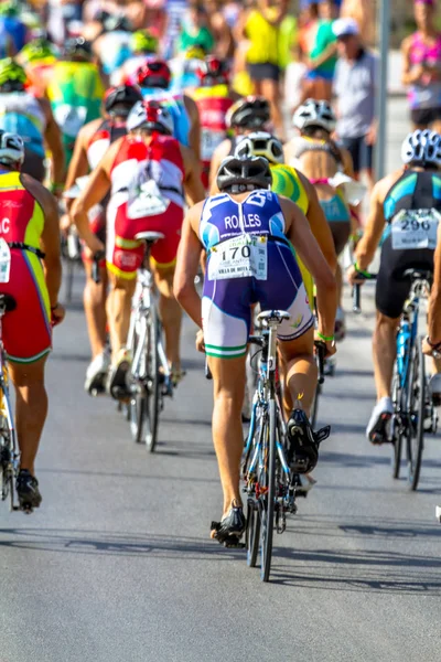 Rota España Septiembre Triatletas Identificados Que Participan Xxi Triatlón Herbalife — Foto de Stock