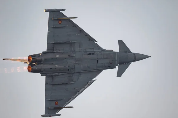 Torre Del Mar Malaga Espanha Jul Aeronaves Eurofighter Typhoon Participando — Fotografia de Stock