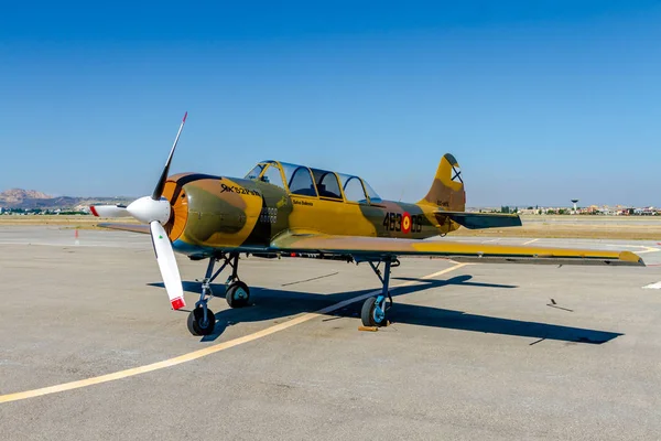 Granada Espanha Maio Avião Yakovlev Yak Participando Uma Exposição Sobre — Fotografia de Stock