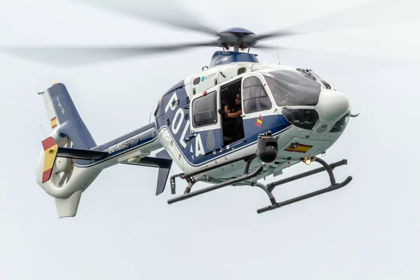 Torre Del Mar Malaga Spanje Jul Helikopter Eurocopter 135 Van — Stockfoto