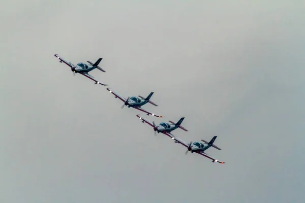 Torre Del Mar Malaga España Jul Aviones Alpi Pioneer 300 — Foto de Stock