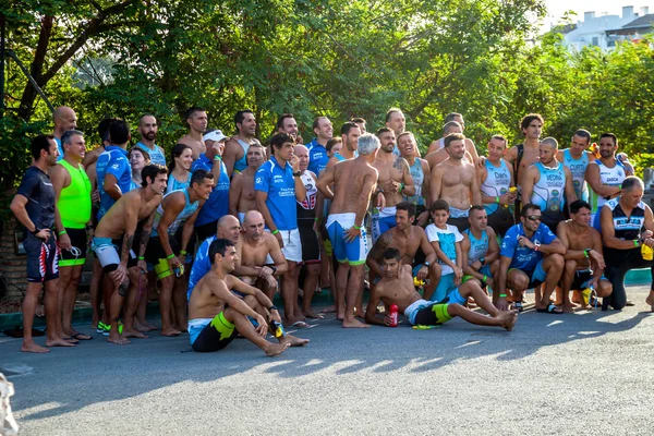 Rota España Septiembre Triatletas Identificados Que Participan Xxi Triatlón Herbalife — Foto de Stock