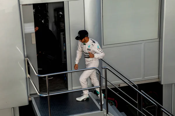 Jerez Frontera Spanje Feb Lewis Hamilton Van Mercedes Amg Petronas — Stockfoto