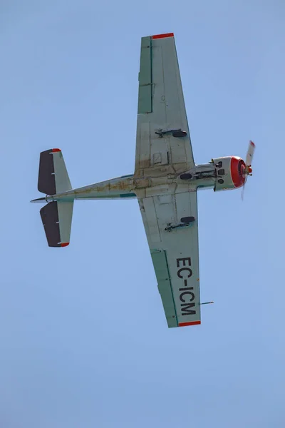 말라가 스페인 Airshow에 전시회에 참가할 제이콥 항공기 2018 말라가 스페인 — 스톡 사진