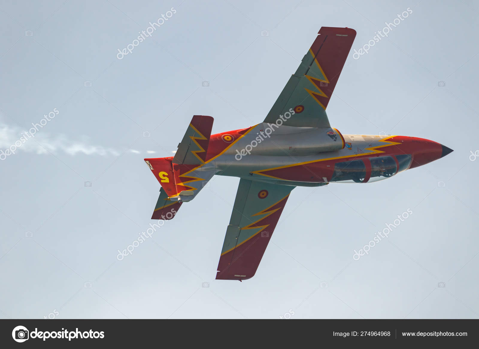 Aircraft Casa C 101 Of The Patrulla Aguila Stock Editorial Photo C Viledevil