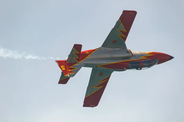 Aircraft CASA C-101 of the Patrulla Aguila — Stock Photo, Image